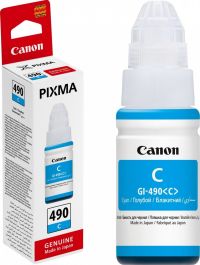 Canon GI490C Cyan Standard Capacity Ink Bottle 70ml - 0664C001