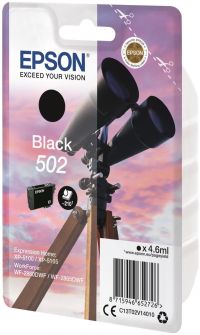 Epson 502 Binoculars Black Standard Capacity Ink Cartridge 5ml - C13T02V14010