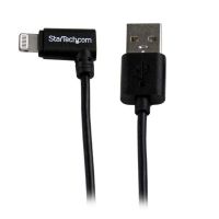 StarTech.com 2m Angled Black Lightning Cable