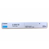 Canon EXV52C Cyan Standard Capacity Toner Cartridge 66.5k pages - 0999C002