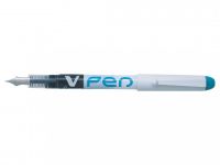 Pilot V-Pen Erasable Disposable Fountain Pen Peacock Green (Pack 12) - 4902505326554