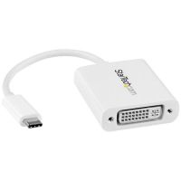 StarTech.com USB C to DVI Adaptor White