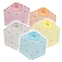 P Wave Hex 3D Urinal Screen Mango PK10