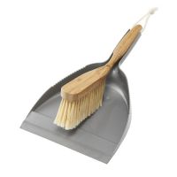 Addis Bamboo Dustpan and Brush Set