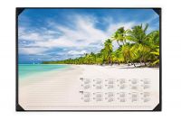 Durable Desk Mat Tropical Beach