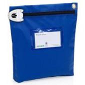 Versapak Reusable Secure Cash Bag With T2 Locking Mechanism Medium 267x267x50mm (Opening Size: 190mm) Blue - CCB1-T2-BLUE