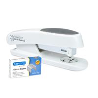 Rapesco Germ-Savvy Antibacterial ECO Sting Ray Half Strip Stapler Pack 1000 x 24/6 mm Staples Soft White - 1483 - 1483