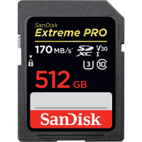 Sandisk 512GB Sandisk Extreme Pro V30 SDXC