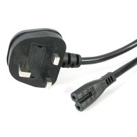 StarTech.com 1m C7 Laptop Power Cord 2 Slot UK