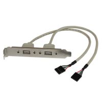StarTech.com 2 Port USB A Female Slot Adapter