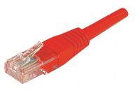EXC Patch Cable RJ45 U UTP cat.6 Red 10M