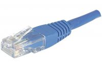 EXC Patch Cable RJ45 U UTP cat.6 Blue 10M