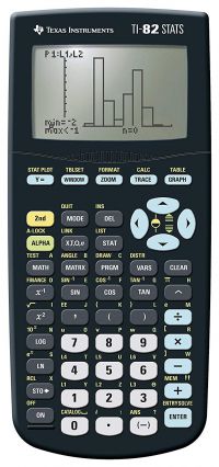 Texas Instruments TI-82 Stats Graphic Calculator Black