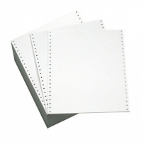 ValueX Listing Paper 11inx241mm 1 Part Plain Micro Perforated 70gsm White (Pack 2000) P13