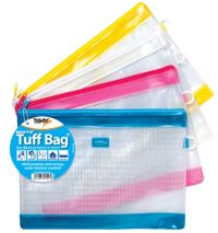 Tiger Brite Tuff Bag Polypropylene A4 330 Micron Assorted Colours - 301295