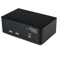 StarTech.com 2 Port Dual DVI USB KVM Switch with Audio and USB 2.0 Hub