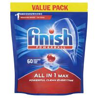 Finish All-In-One Max Dishwasher Tablets (Pack 60) 1002092