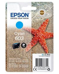 OEM Epson 603 Cyan Original Ink Cartridge C13T03U24010