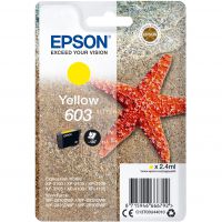 OEM Epson 603 Yellow Original Ink Cartridge C13T03U44010