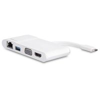 USB C Multiport Adapter 4K HDMI VGA GbE