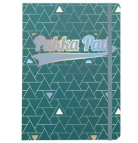 Pukka Pad Glee A5 Casebound Card Cover Journal Ruled 96 Pages Green (Pack 3) - 8686-GLE