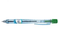 Pilot BeGreen B2P Retractable Ballpoint Pen Recycled 1mm Black Tip 0.32mm Line Green (Pack 10) - 4902505402715