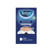 Tetley Orignal Tea Bags Indivually Wrapped and Enveloped (Pack 200) - NWT004