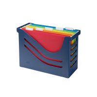 Jalema Resolution Suspension File Box Blue and 5 A4 Suspension Files - J26580BLU