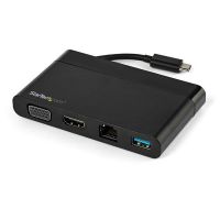 StarTech.com USB C Adapter HDMI and VGA 1xA GbE