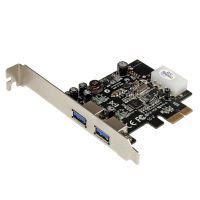 StarTech.com 2 Port PCIe USB3 Card Adapter UASP LP4