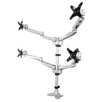 StarTech.com Up to 27in Quad Monitor Mount Silver
