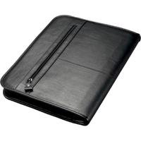 Alassio Limone A4 Organiser File Leather Look Black 30043