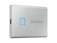 Samsung 500GB T7 Touch USBC Silver NVMe External Solid State Drive