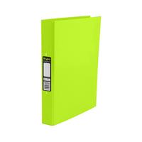 Pukka Brights Ring Binder Laminated Paper on Board 2 O-Ring A4 25mm Rings Green (Pack 10) - BR-7768