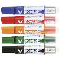 Pilot V-Board Master Whiteboard Marker Bullet Tip 2.3mm Line Assorted Colours (Pack 5) - 4902505358371