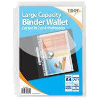 Tiger Large Capacity Punched Pocket With Stud Flap A4 - 300861