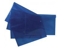 ValueX Popper Wallet Polypropylene A4+ Blue (Pack 5) - 301394x5