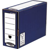 Fellowes Premium 127mm Transfer File Blue (Pack 5) 0005905