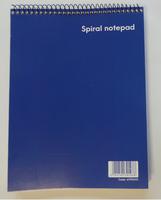 ValueX A5 Wirebound Card Cover Reporters Shorthand Notebook Ruled 200 Pages Blue (Pack 10)