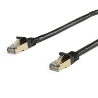 StarTech.com 10m CAT6a Ethernet Black Cable - 10 Gigabit Shielded Snagless RJ45 100W PoE