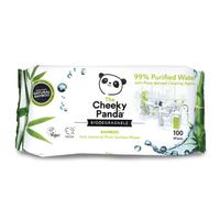 Cheeky Panda Ultra-Sustainable Biodegradable Multi-Purpose Cleaning Wipes (Pack 100) 0706117
