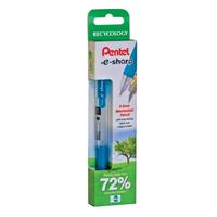 Pentel E Sharp Mechanical Pencil HB 0.5mm Lead Assorted Colour Barrel (Pack 2) - YAZ125/RCY/2M
