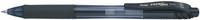 Pentel Energel X Gel Retractable Gel Rollerball Pen 0.7mm Tip 0.35mm Line Black (Pack 2) - YBL107/RCY/2A