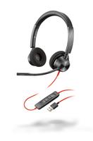 HP Poly Blackwire 3320 USB-A Wired Stereo Headset