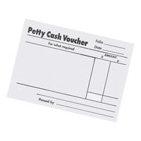 ValueX Petty Cash Pad 88x138mm 80 Sheets (Pack 5)
