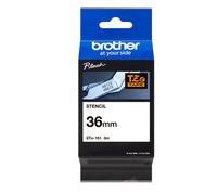 Brother Black Stamp PTouch Ribbon 36mm x 3m - STE161