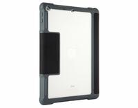 STM Dux 9.7 Inch Apple iPad 2017 Folio Tablet Case Black Grey Polyurethane TPU Water Resistant 6.6 Foot Drop Tested Shock Resistant