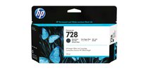 HP No 728 Matte Black Standard Capacity Ink Cartridge  130ml - 3WX25A