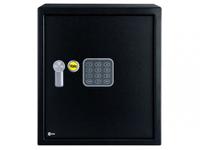 Yale Black Large Value Safe - Programmable Digital Keyboard; Steel Construction