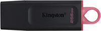 Kingston Technology 256GB Data Traveller Exodia USB3.2 Gen1 Flash Drive Black and Pink